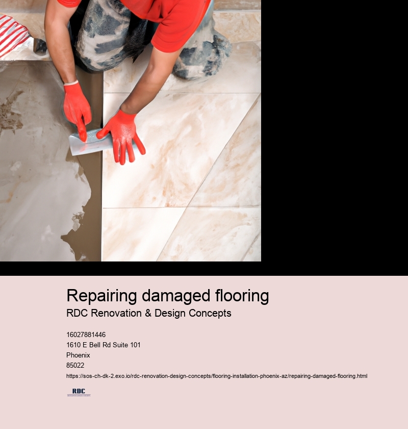 Repairing damaged flooring