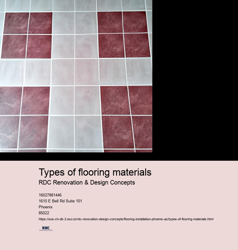 Types of flooring materials