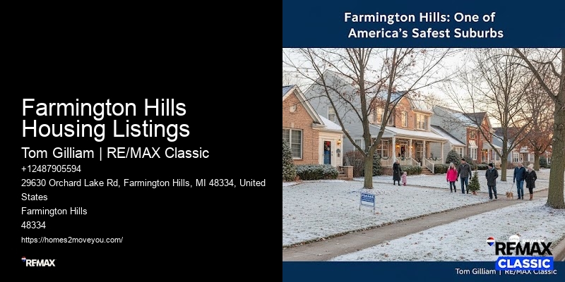 Farmington Hills Housing Listings