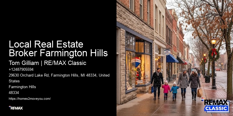 Local Real Estate Broker Farmington Hills