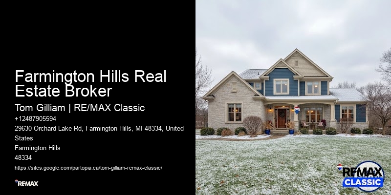 Farmington Hills Real Estate Broker
