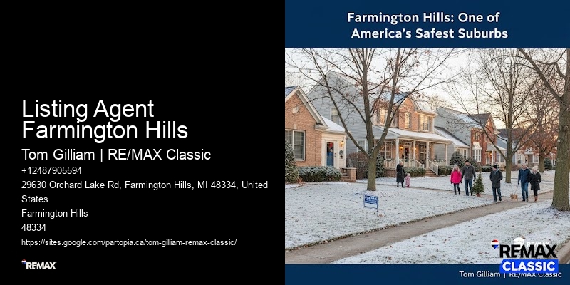 Listing Agent Farmington Hills