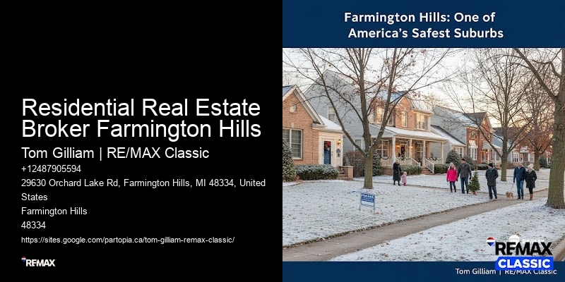Residential Real Estate Broker Farmington Hills