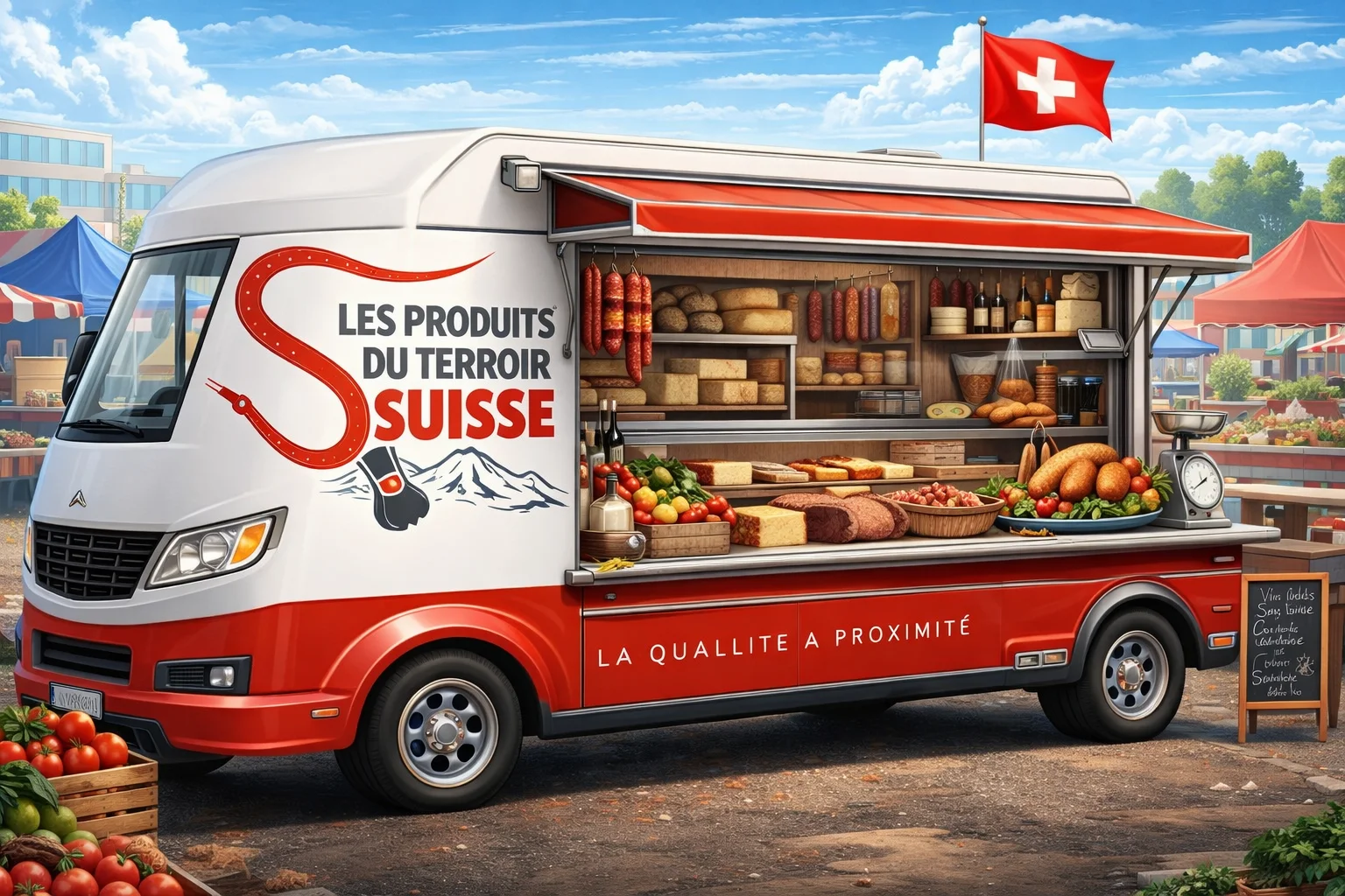 Les Produits du Terroir Suisse - sur les marchés genevois