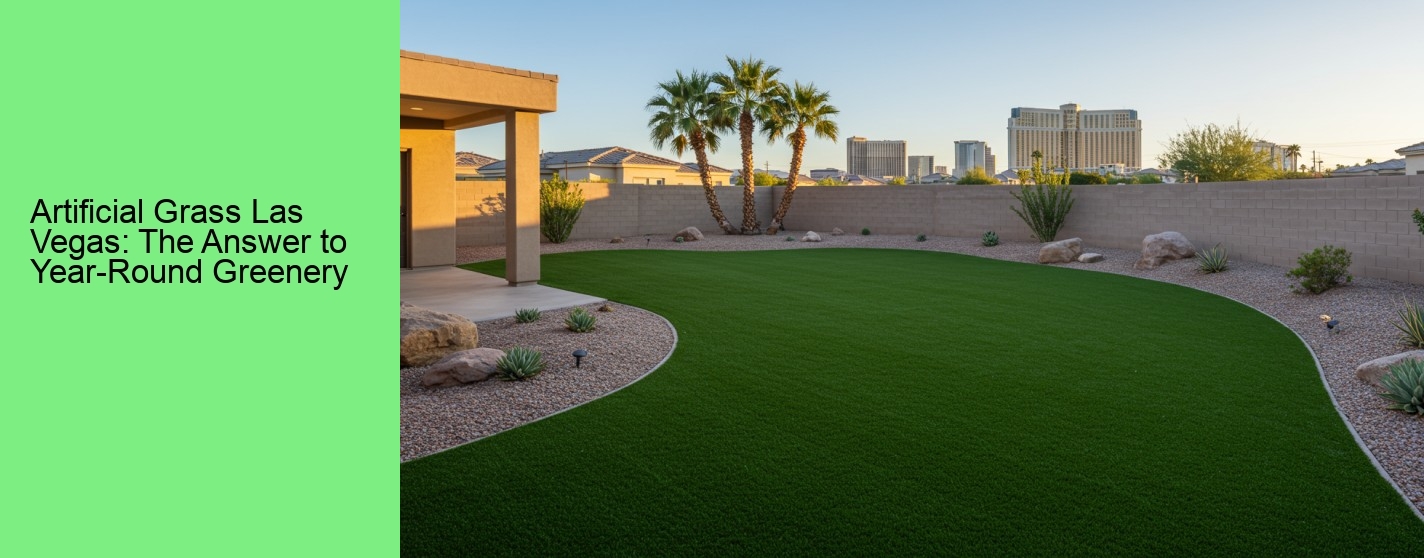 Artificial Grass Las Vegas: The Answer to Year-Round Greenery