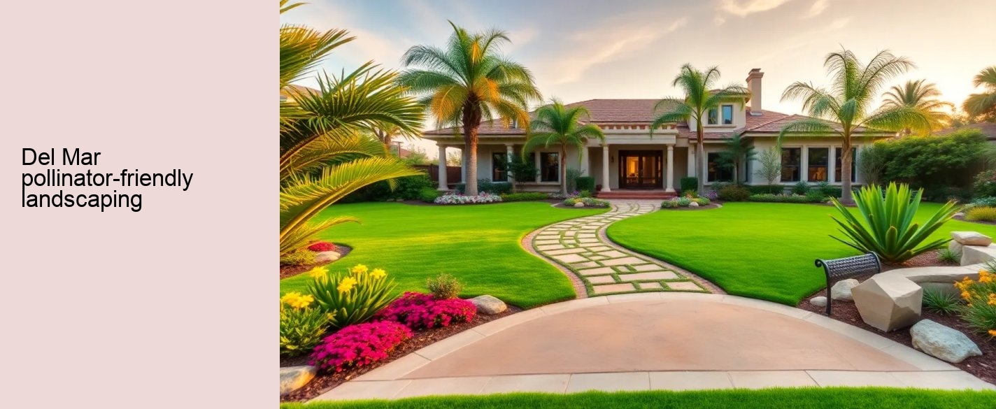 Del Mar pollinator-friendly landscaping