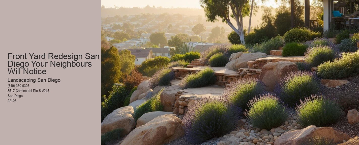 Front Yard Redesign San Diego Your Neighbours Will Notice
