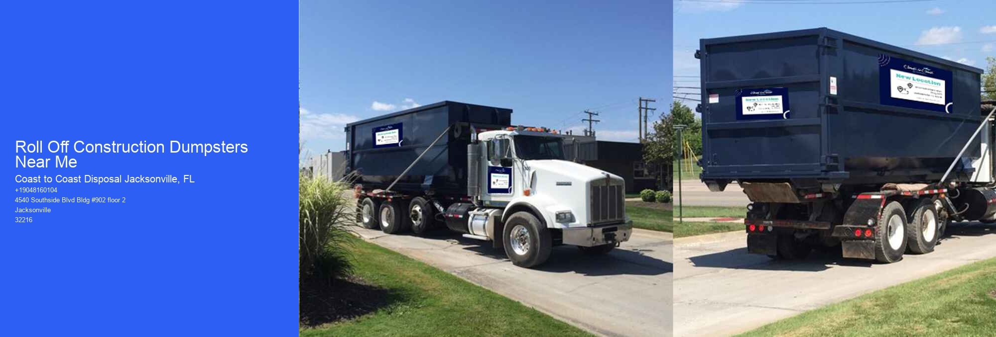 Roll Off Construction Dumpsters Near Me