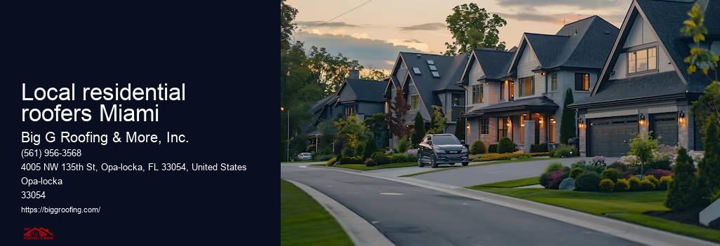 Local residential roofers Miami