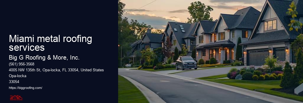 Miami metal roofing services