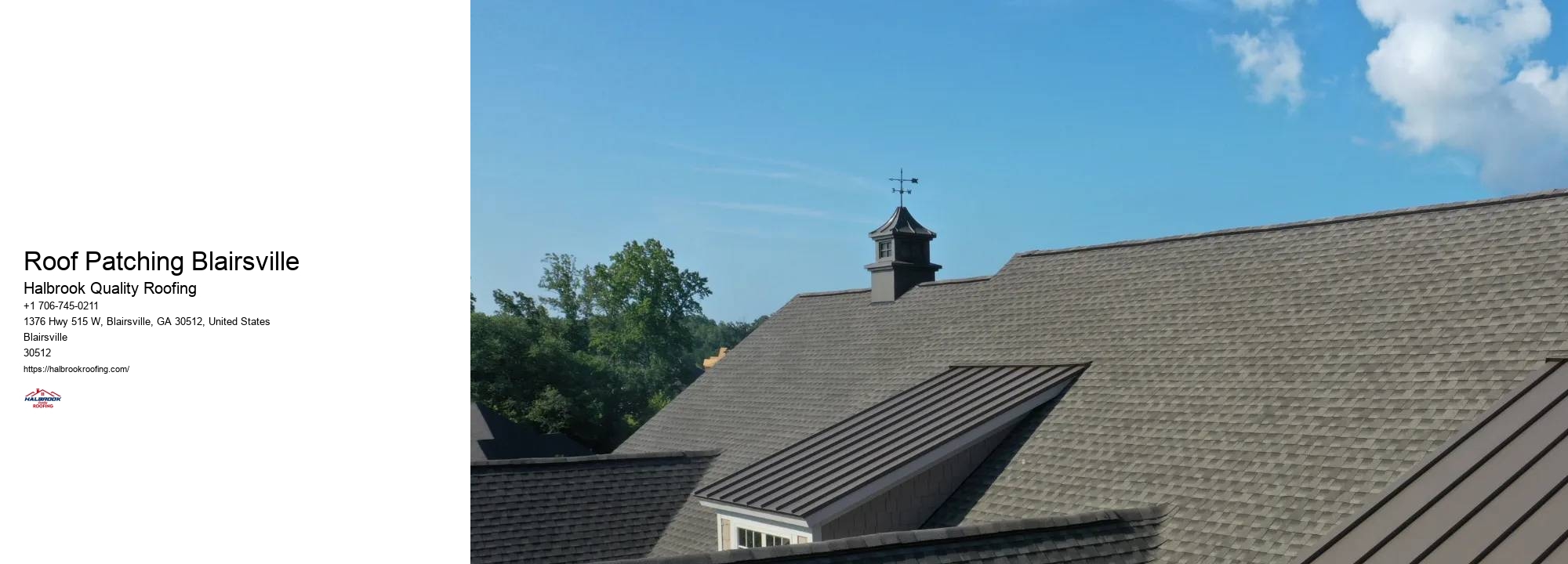 Roof Patching Blairsville