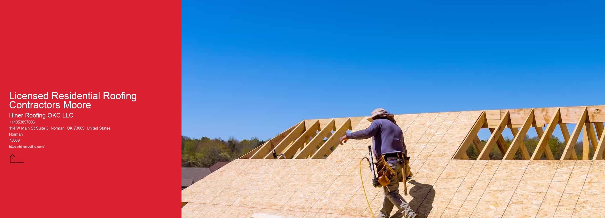 Licensed Residential Roofing Contractors Moore