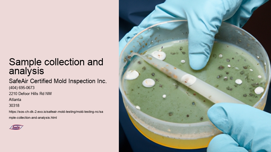 Sample collection and analysis