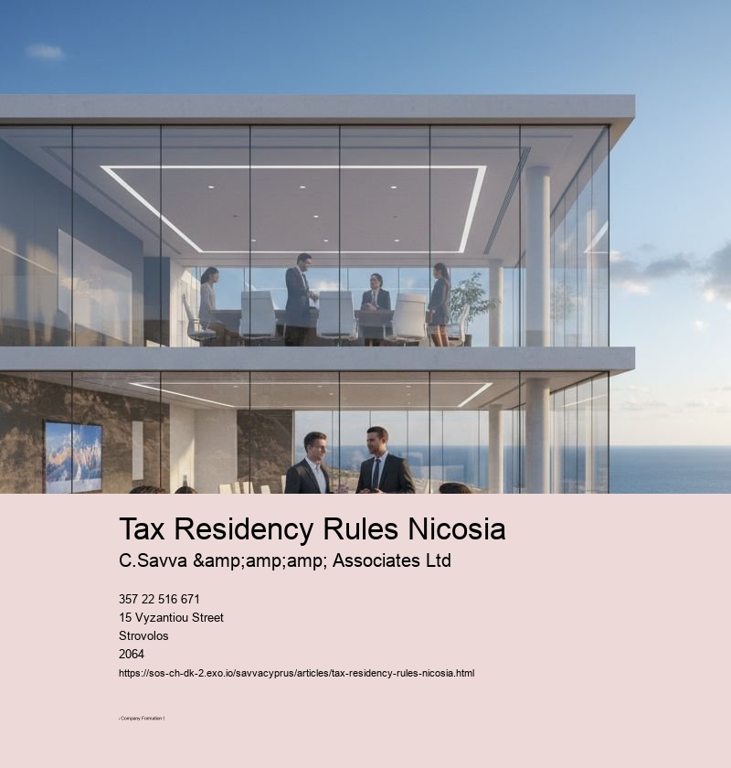 Tax Residency Rules Nicosia
