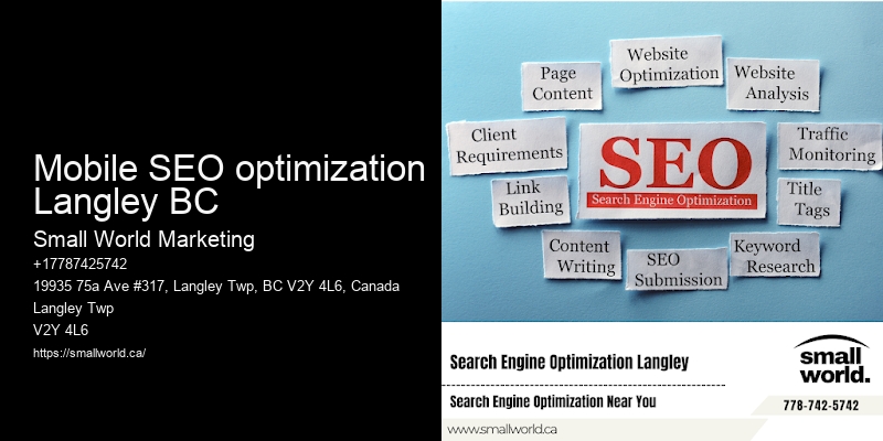 Mobile SEO optimization Langley BC