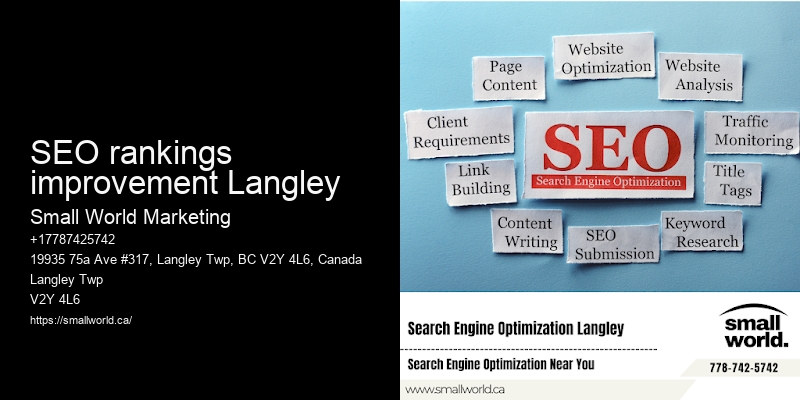SEO rankings improvement Langley