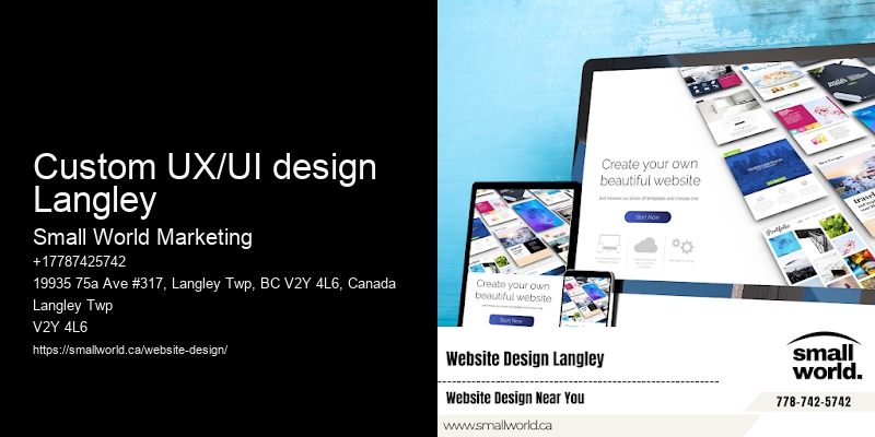 custom UX/UI design Langley