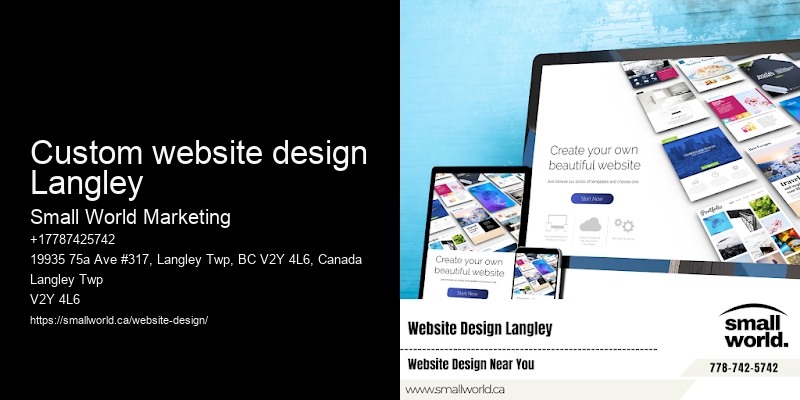 Custom website design Langley