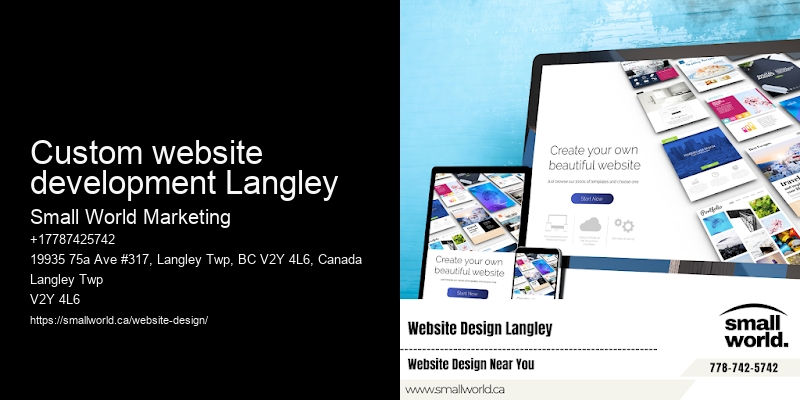 custom website development Langley