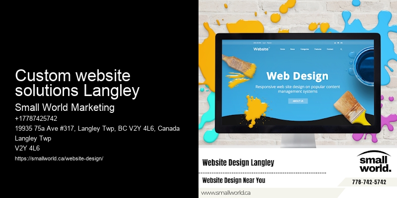 custom website solutions Langley