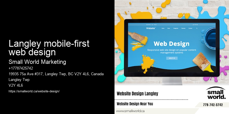 Langley mobile-first web design