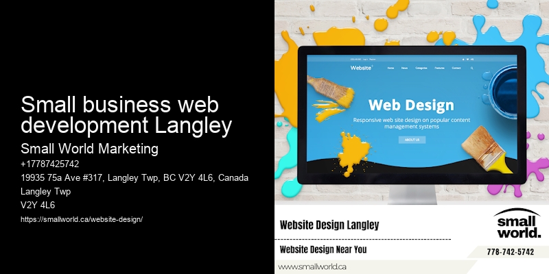 Small business web development Langley