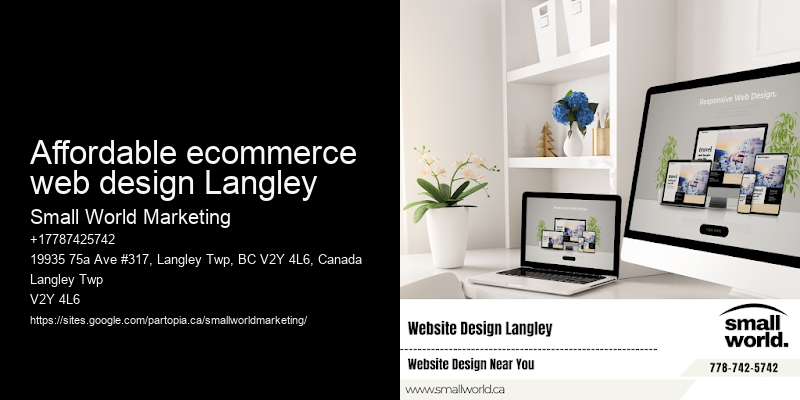 affordable ecommerce web design Langley