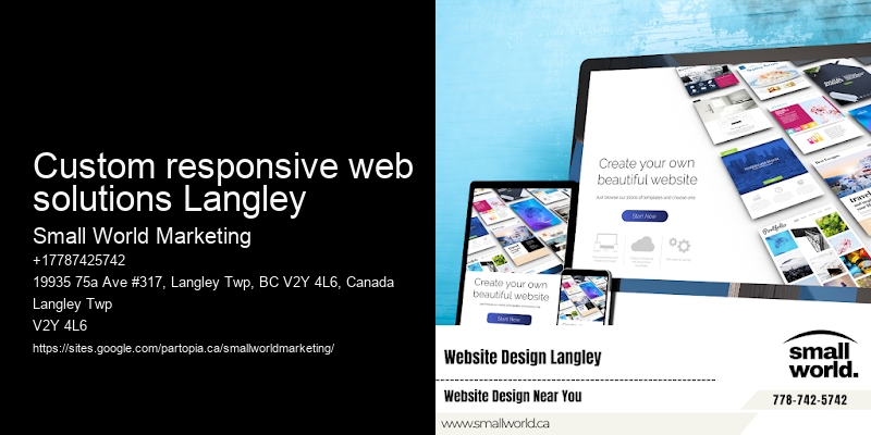 custom responsive web solutions Langley