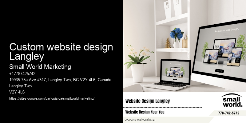 Custom website design Langley