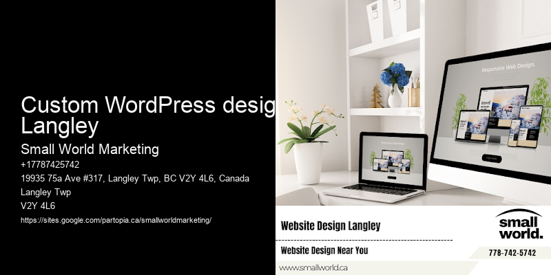 custom WordPress design Langley