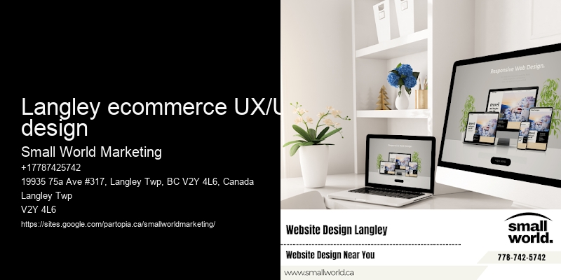 Langley ecommerce UX/UI design