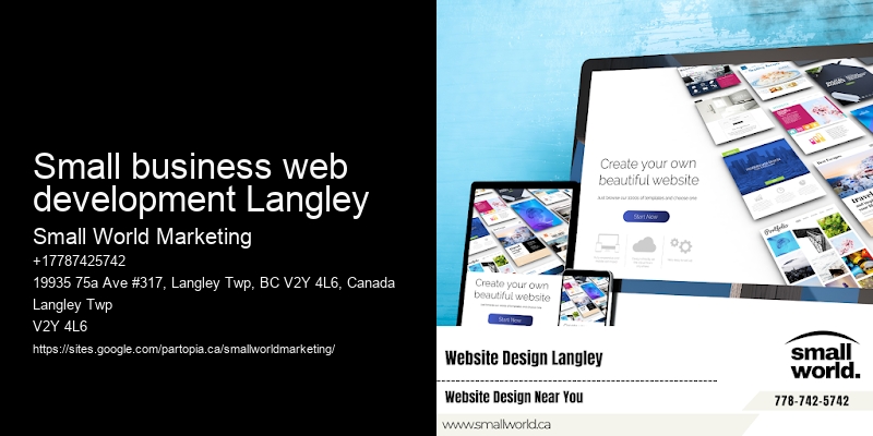 Small business web development Langley