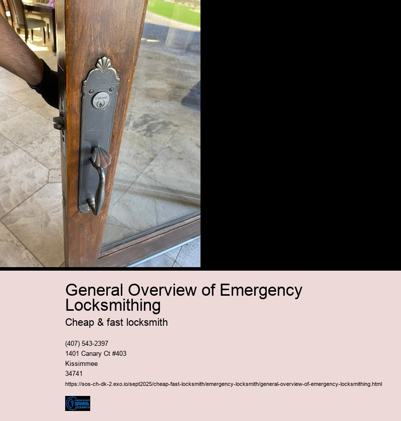Understanding the Role of an Emergency Locksmith