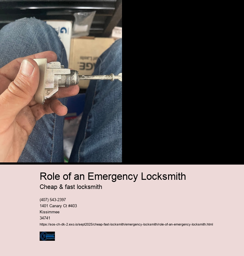 Rapid Response: Key to an Emergency Locksmiths Role