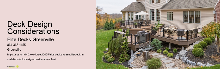 Deck Design Considerations