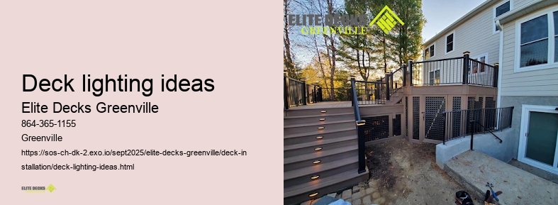 Deck lighting ideas