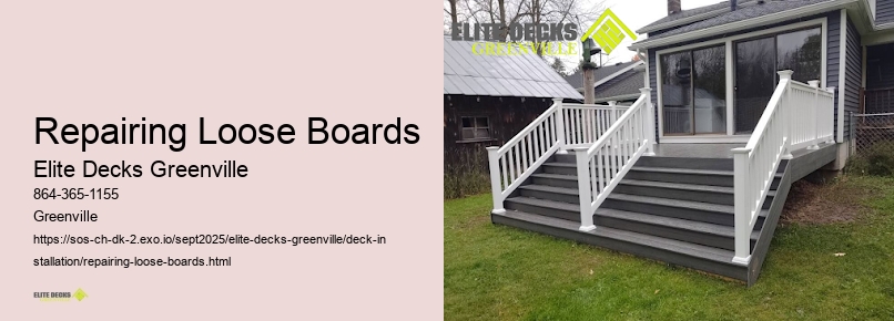 Repairing Loose Boards