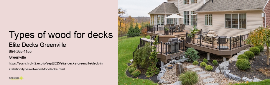 Types of wood for decks