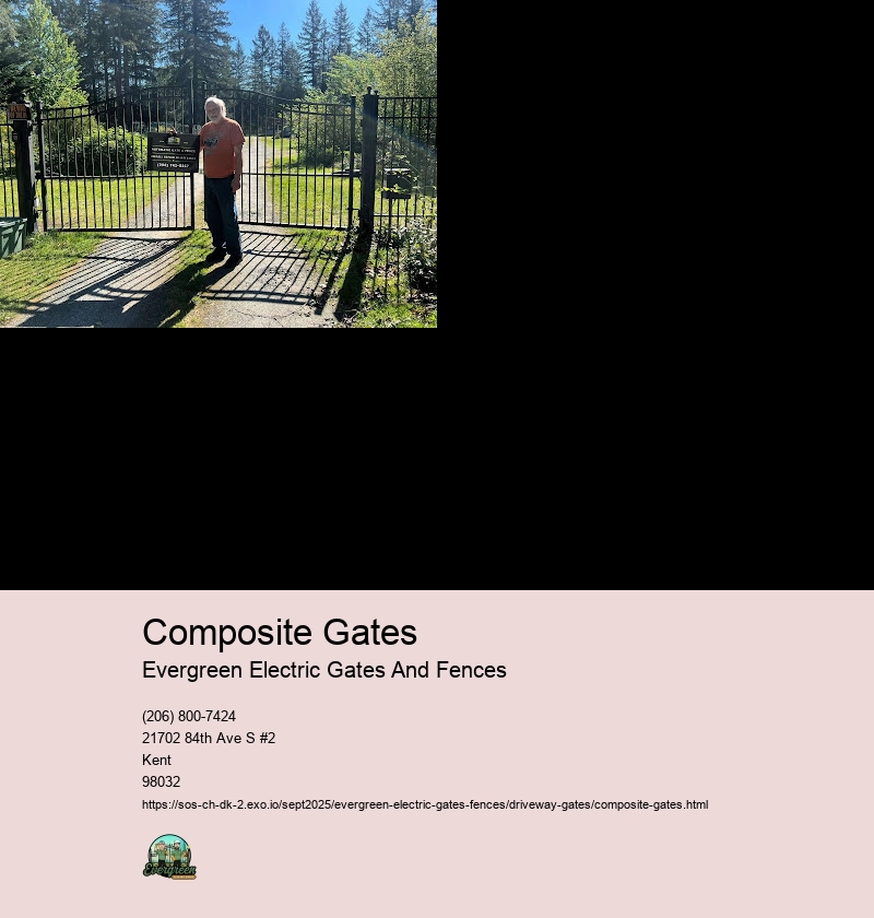 Design Options for Composite Driveway Gates