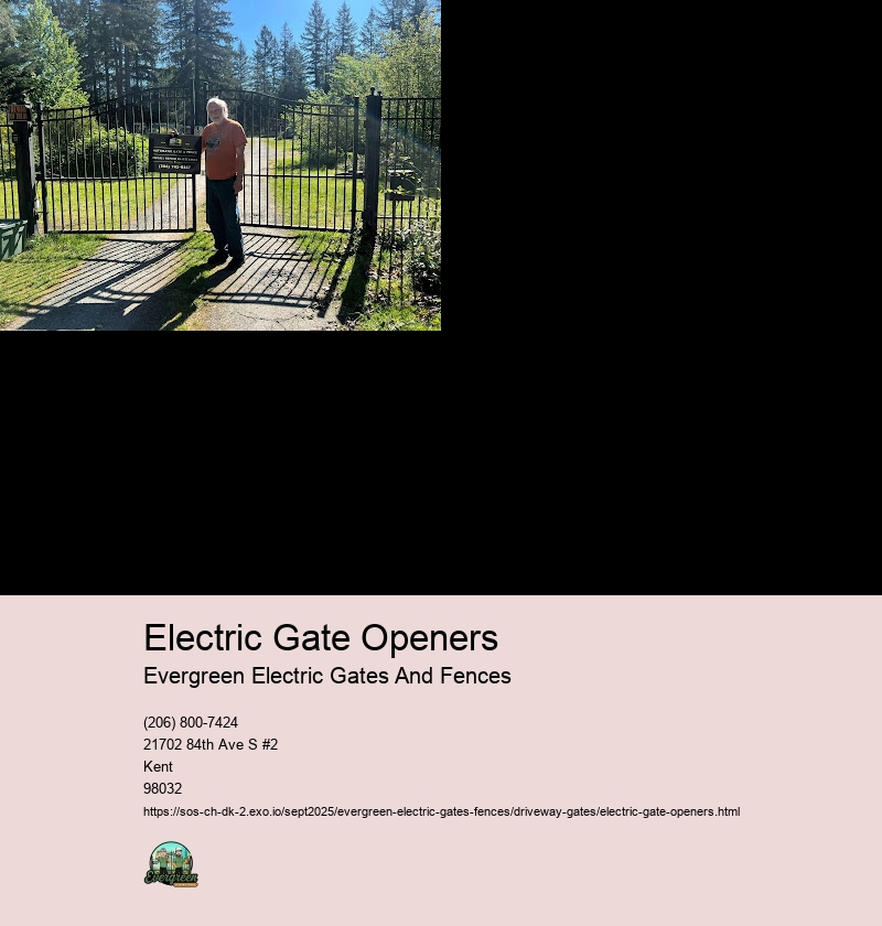 Types of Electric Gate Openers for Driveway Gates