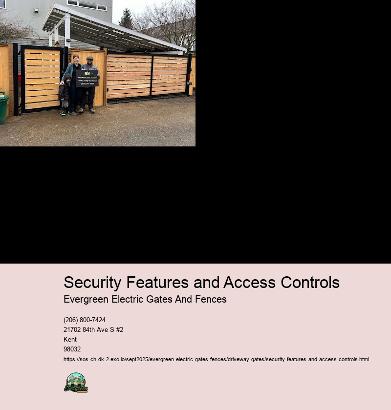 Types of Security Features for Driveway Gates