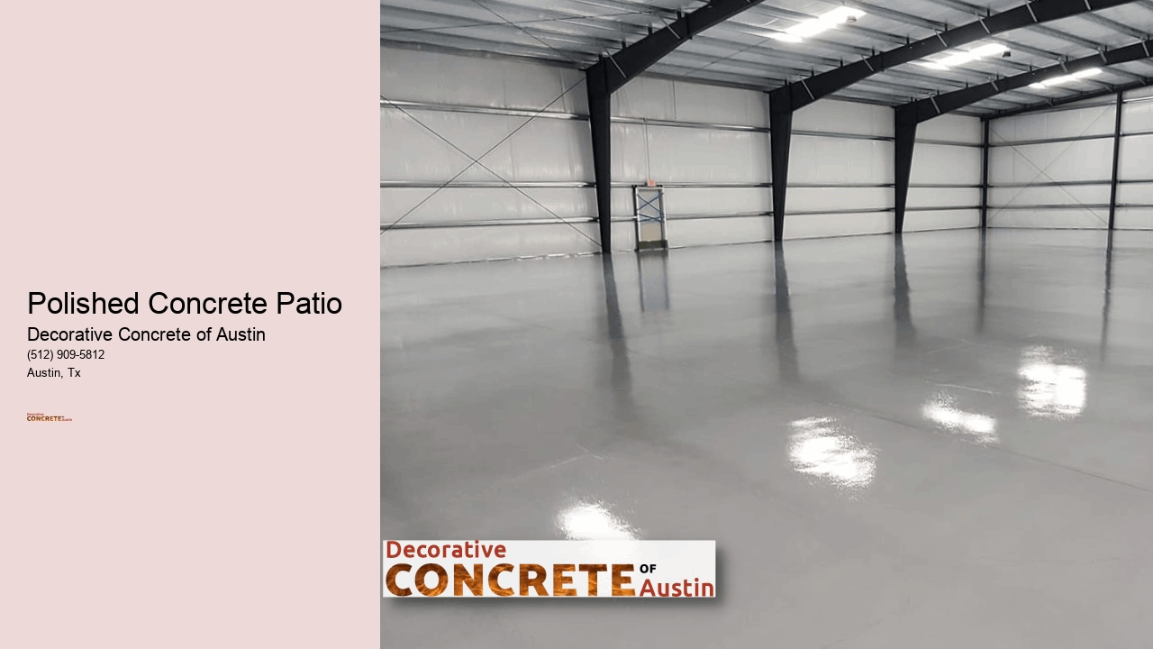 Polished Concrete Patio
