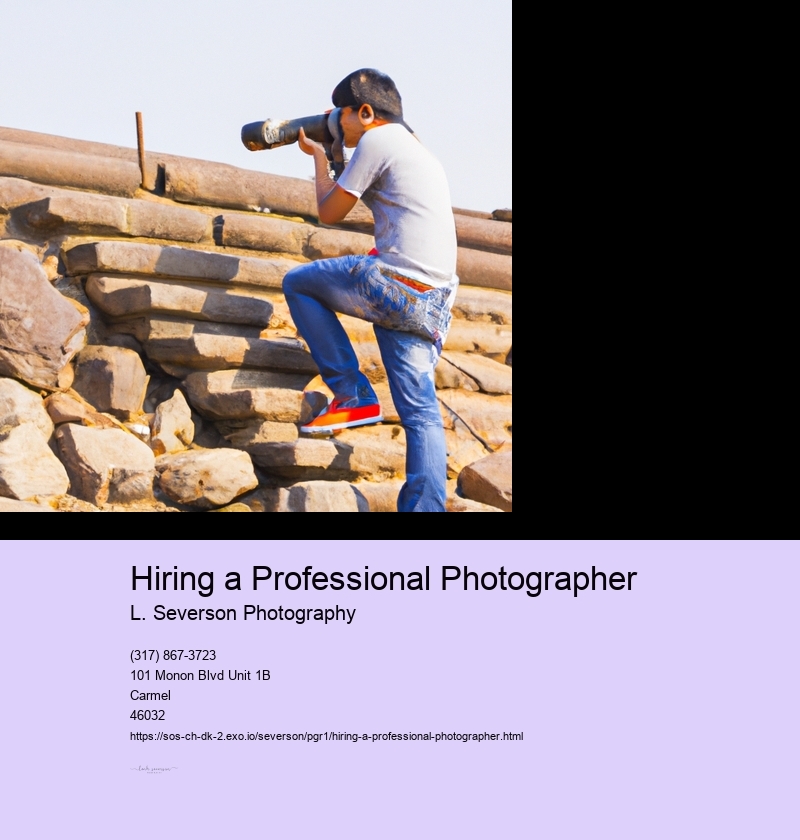 Hiring a Professional Photographer