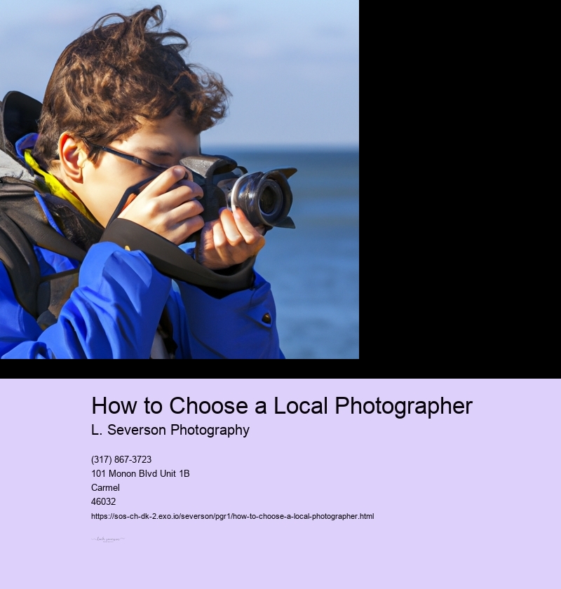 How to Choose a Local Photographer