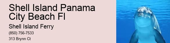 Shell Island In Panama City Beach	