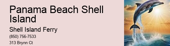 Shell Island In Panama City Beach	