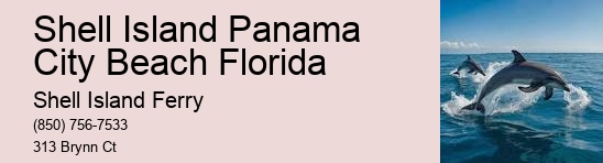 Shell Island Boat Tours Panama City Beach Fl	