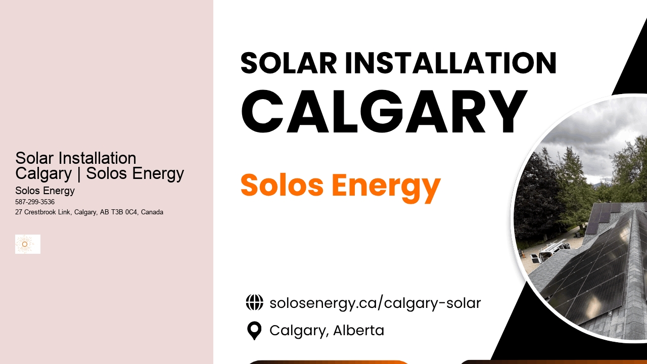 Solar Installation Calgary | Solos Energy