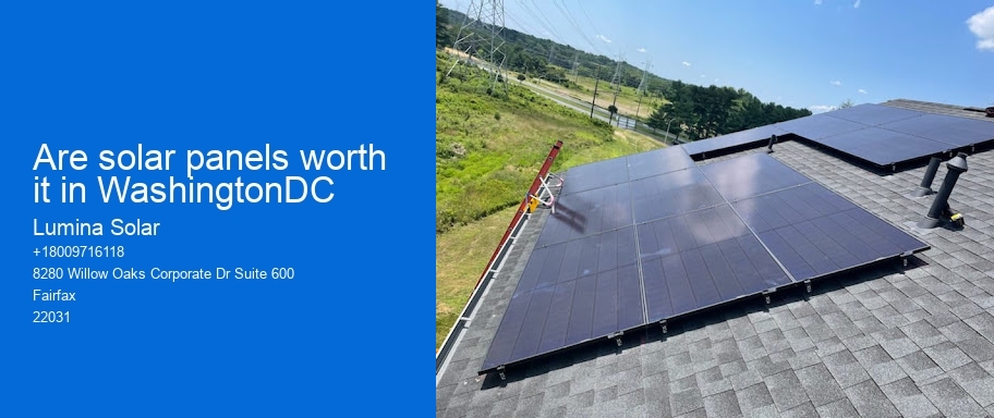 Are solar panels worth it in WashingtonDC