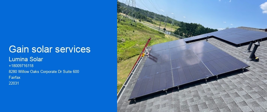 Gain solar services